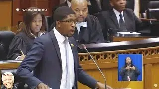 Обливание грязью в парламенте во время дебатов SASSA. ИФП против АНК