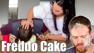 Getting a CAKE to the FACE #Shorts