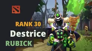 Destrice (Rank 30) plays Rubick Dota 2 Full Game