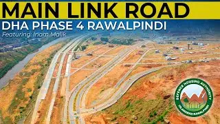 Drone tour of residential plots on 80 feet wide road in DHA Phase 4 Rawalpindi | Property Gupshup