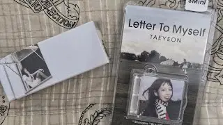 241202 (開箱 Unboxing 111) TAEYEON The 6th Mini Album 'Letter To Myself'- SMini & Gumbook  Ver