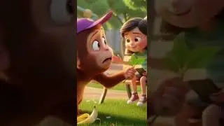 Chinki the Curious Monkey | A Fun Kids Cartoon Story About Friendship #cartoon #monkeycartoon