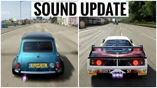 Forza Horizon 4 Sound Update | '65&nbsp;Mini Cooper S , Ferrari F40C & Ferrari F40