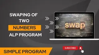 Program to perform swapping of two numbers| assembly language program| #microprocessor, #8086