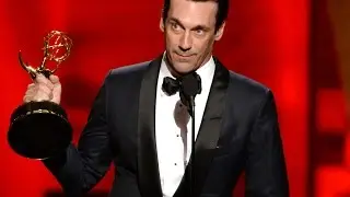 Jon Hamm Wins The Emmy Award for Lead Actor 2015