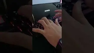 Keychron K10 with Ajazz X Huano Diced Peach (Handlubed) #gaming #keyboard #typing