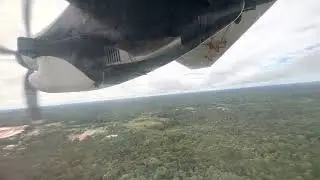 Air Guyane Let L-410 Turbolet landing in Saint-Laurent-du-Maroni (LDX) 15JUL2022