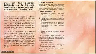 Efecto del riego deficitario controlado en la fisiolog&iacute;a, rendimiento y calidad del mel&oacute;n.
