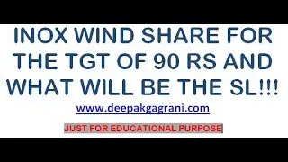 INOX WIND WILL MOVE TILL 90 RS  WHERE WE CAN BUY OR WHAT IS SL FOR THIS STOCK JUST FOR EDUCAITONAL P