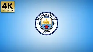 Manchester City EPL  Animated Logo Team Intro - 4K Background
