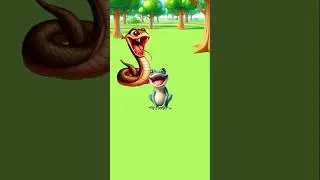 Snake in food chain. #shorts #cartoon #snake