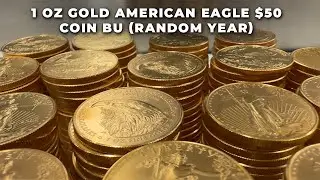 1 oz Gold American Buffalo $50 Coin BU (Random Year)