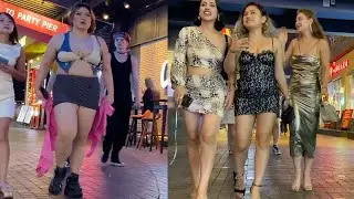 How many people went to China? Many beauties work as fashion models in Guangzhou 实拍中国广州迷人夜生活，好多外国小姐姐