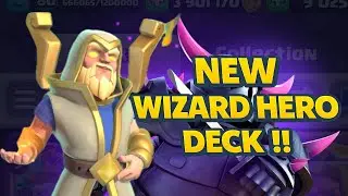 The Best Hero Wizard Deck !! Bridge Spam in High Elo !! Clash Royale English  