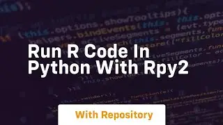 Run r code in python with rpy2
