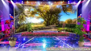 Ph&ocirc;ng Nền S&acirc;n Khấu Livestream M&ugrave;a Thu Tuyệt Đẹp | Mẫu AD423 | EDM-Thu Về Trong Mắt Em #sankhaulive