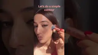 Simple contour with nudestik sunkissed #nudestix #contouring #contourtutorial