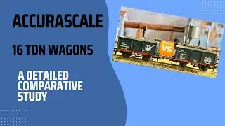 A detailed study and running of British 16 ton mineral wagons|Latest Accurascale wagons review