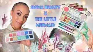 Sigma Beauty x Little Mermaid Collection | Swatches and 2 Looks!