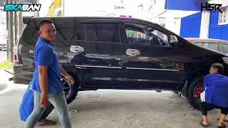Satu kali Fitting Langsung Deal, Velg HSR Boroko SRD Ring 17 terpasang manis di Toyota Innova