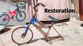 Restoration old bike | cycle repairing most amazing bicycle restore at home