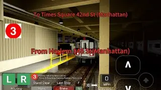 MTA NYCT | R142 Junius and Livonia Set | 3 Train to Times Square 42nd St | American Subway Fanner￼ |