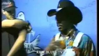 Eddie King Milton - Backstage - Blues Special Club, Argentina (1996)