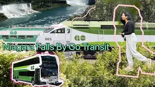 Niagara Falls in Canada 🇨🇦 by go train |Toronto to Niagara Falls by go bus -Go Transit #canadavlogs