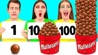 100 Слоев Еды Челлендж | Эпичная Битва с Едой от Parara Best