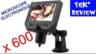 MICROSCOPE GROSSISSEMENT x 600 - PRESENTATION ET TESTS