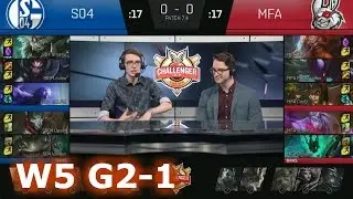 FC Schalke 04 vs Misfits Academy | Game 1 S7 EUCS Spring 2017 Week 5 | S04 vs MFA G1 1080p