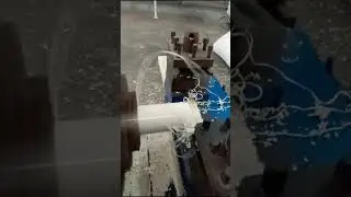 PVC Column Pipe Threading Machine #pvcpipes #pvcpipemachine #threadingmachine #shorts #short #pvc
