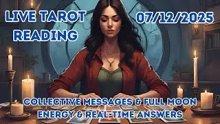 LIVE Tarot Reading + Full Buck Moon Energy 🔮🌕 Collective Messages & Intuition Boost