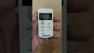 Panasonic Ac Remote Control Full Function || how to use panasonic ac remote #panasonic #acremote
