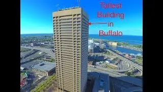 Seneca One and Buffalo NY Waterfront Drone Flight on a Sunny morning!