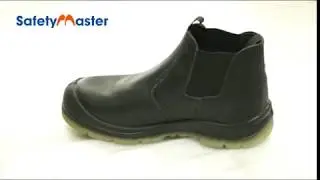 Anti Smash Oil Chemical Resistant Leather Safety Shoes