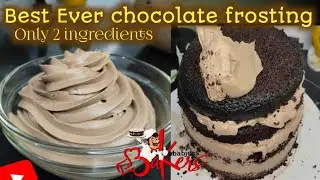 kababjees Bakers jaisi chocolate frosting Ghar Mai banae | chocolate mousse| chocolate ice cream