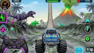 Mega Ramp Monster Truck  Extreme Racing 2026 - Impossible GT Car Stunts Driving 3D - Android Game