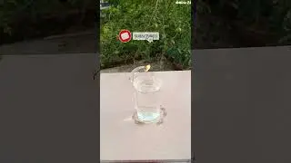 Glass Vs Fire With Water Experiments | Simple science experiments Easy experiments #trending #shorts