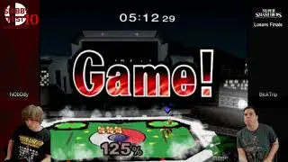 Shibbyfest Ultimate 10 - SSBM - Losers Finals - N0b0dy vs BickTrip
