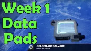All 9 Golden Age Cache's (Week 1) in Destiny 2.