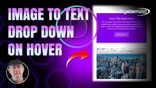 Divi Theme How To Create An Image To Text DROP DOWN On Hover 👍👍