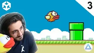 Como CREAR Flappy Bird en Unity 🐥/ PC-Android \ Puntuacion y Movimiento Suelo/3-EP