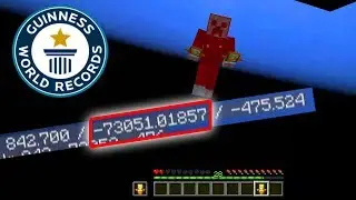 Breaking A Minecraft World Record! How Far Can You Fall In The Void in Survival