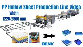 PP Hollow sheet extruder #pphollowsheet - Линия Листового полипропилена для ящиков, покрытий.