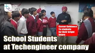 Students Explore Real Tech Life at TechEngineer, Mohali!