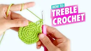 How To Crochet: Treble Crochet for Beginners (TR) - Amigurumi Tutorial