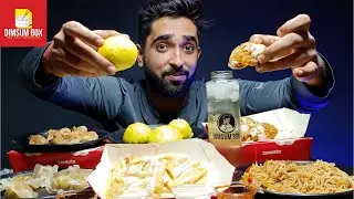 Real Mukbang: Cheesey Mushroom Kurkure,Crystal Clear Dimsum, Thapnese Bun ......etc| Food Mukbang |
