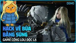 C&otilde;ng Loli Hack vẽ b&ugrave;a bằng s&uacute;ng - Game thật l&agrave; độc lạ | PRAGMATA (Demo)
