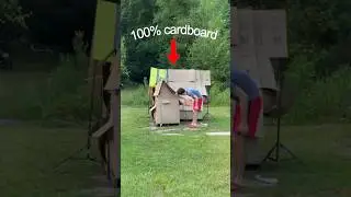 Cardboard house